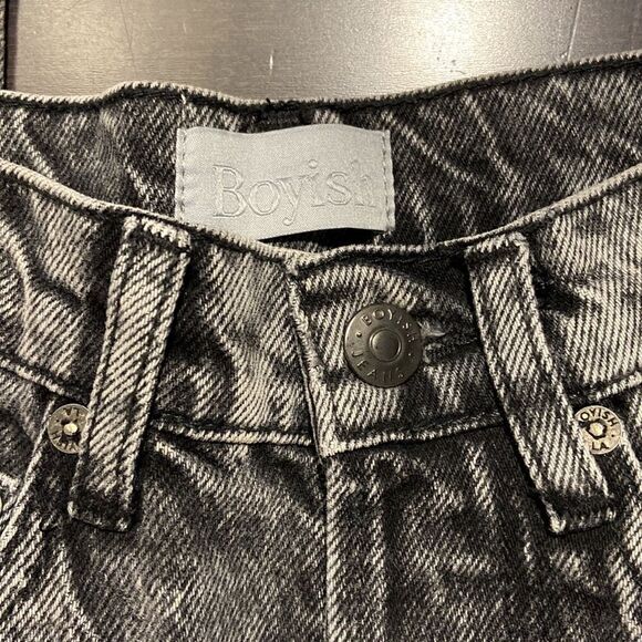 New Boyish Plant- Based Organic The Billy High Rise Rigid Skinny Jean Size 22 - Picture 3 of 6